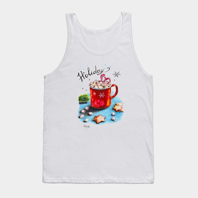 Holiday Tank Top by Viktoria Love Art